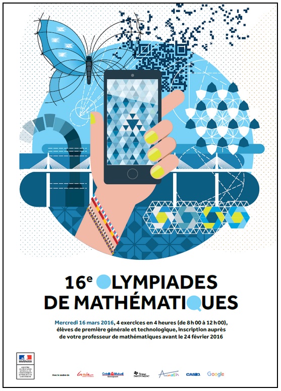 Affiche Olympiades de mathématiques