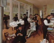 Degas. Le bureau de coton à la Nouvelle-Orléans. 1873.