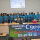 Sidonie BOURGUIGON, coordonnatrice C Génial collège Guadeloupe, félicite les lauréats