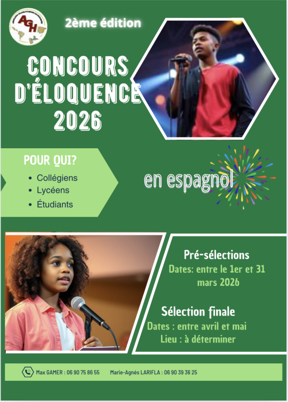 Concours d'éloquence 2026 en espagnol