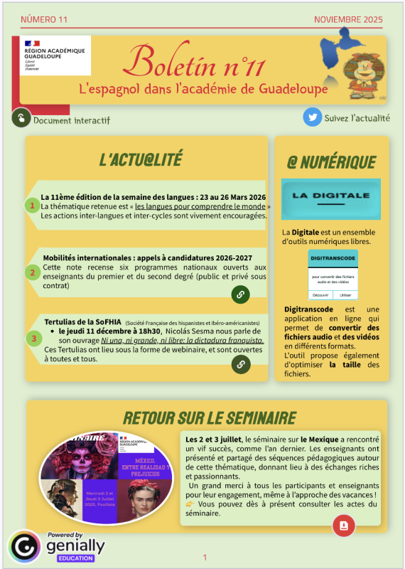 Boletín n° 11 noviembre 2025 