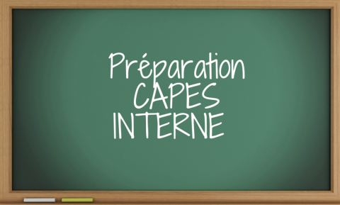 CAPES interne de Lettres - Admission 2026