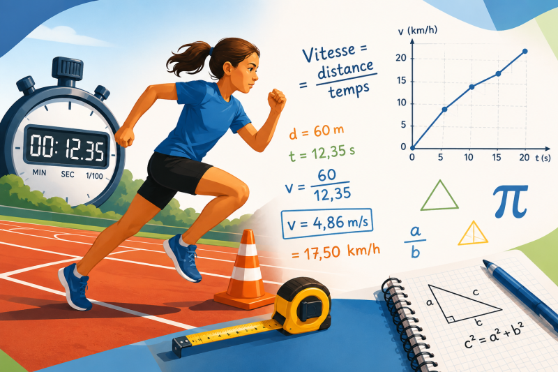 L'EPS en mouvement : L'athlétisme et les maths
