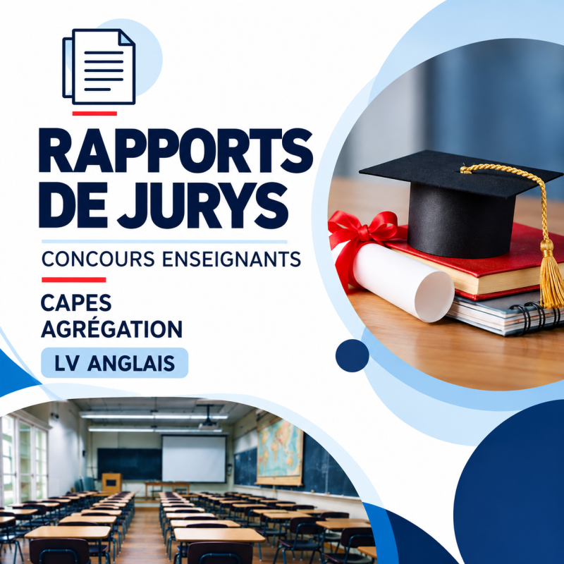 Rapports de Jurys Concours  Session 2026