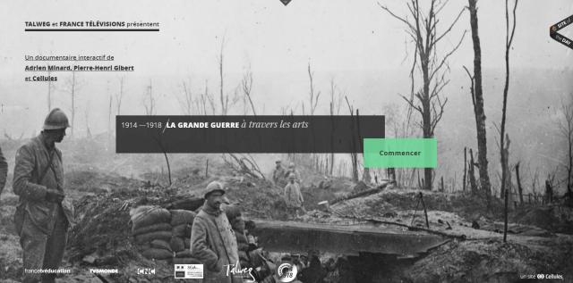 Fresque Interactive sur Les Arts et la Première Guerre Mondiale