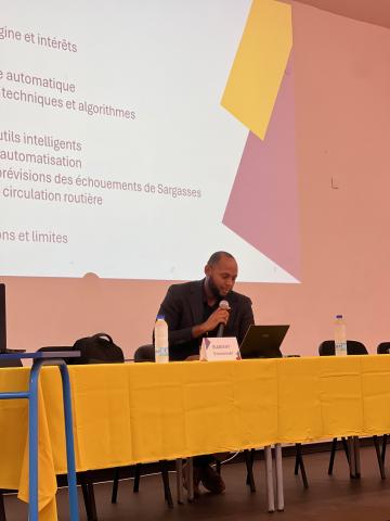 Emmanuel Biabiany faisant un point sur l'avenir de l'IA