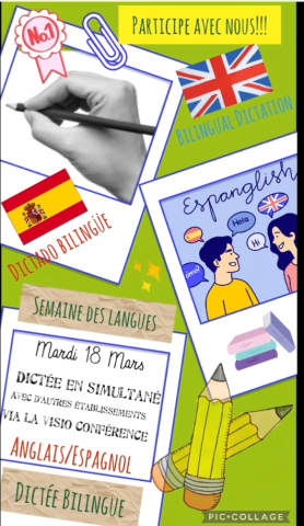 Dictée Bilingue au collège SOUALIGA