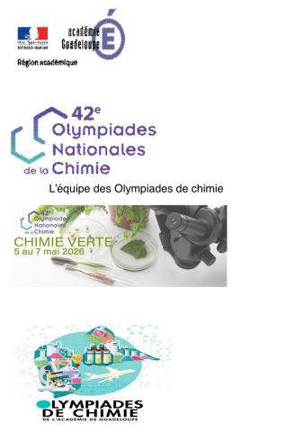 Olympiades de chimie 2026 : appel à candidatures