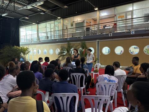 des élèves dans l'atelier parcoursup