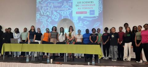 Elèves ayant participé à Ingénieure au féminin