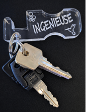 Objet fabriqué au FabLab du Lycée F. FLERET