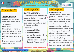 Défis SDL 2026
