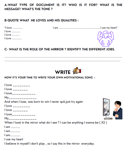 Visuel Building Self Confidence