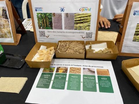 Stand concours Cgénial : des isolants écoresponsables