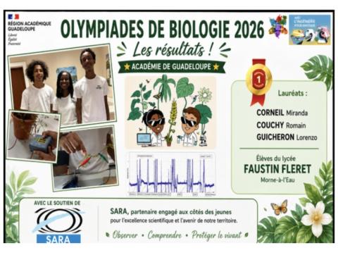 1er prix Olympiades de biologie