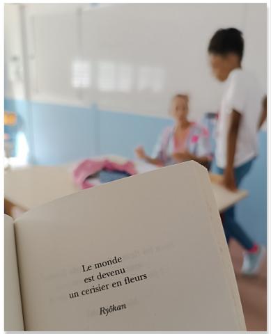 Haïku : "Le monde / est devenu / un cerisier en fleurs" de Ryôkan