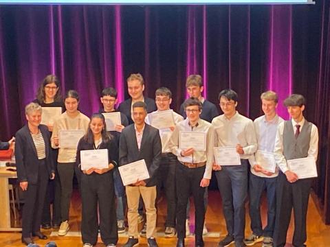 Lauréats à la finale nationale des olympiades de chimie