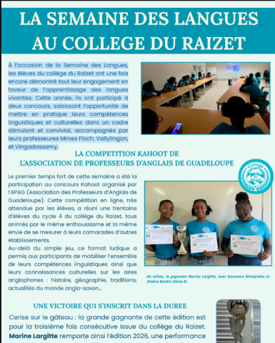 Visuel article SDL Raizet