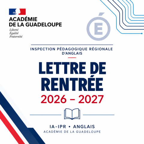 La Lettre de rentrée des IA-IPR d'Anglais