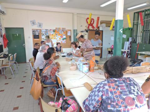 ATELIER DE TRESSAGE : Bacoua