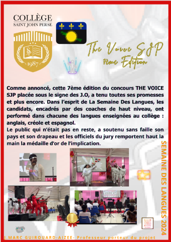 SEMAINE DES LANGUES AU CLG. SAINT JOHN PERSE 