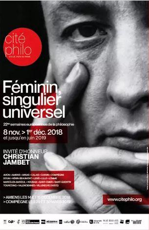 Citéphilo 2018. Féminin Singulier Universel