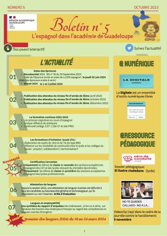Boletín n°5 octubre 2023