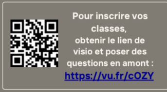 QR code pour s'inscrire