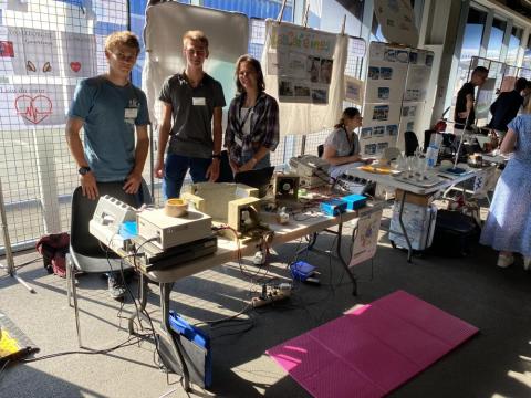 Stand des élèves du lycée Yves Leborgne