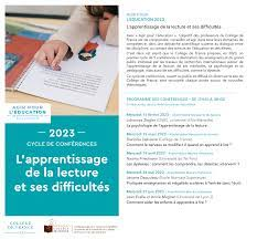 L'apprentissage de la lecture et ses difficultés